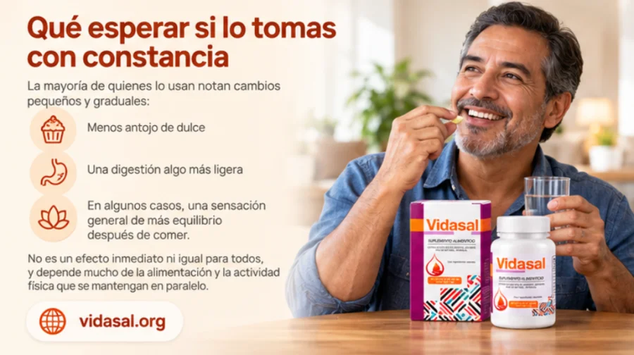Vidasal — uso constante de las cápsulas